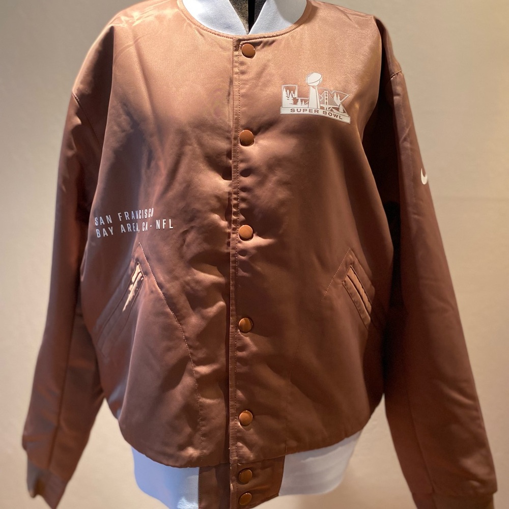 Brown Super Bowl LX San Francisco Bay Area Bomber Jacket